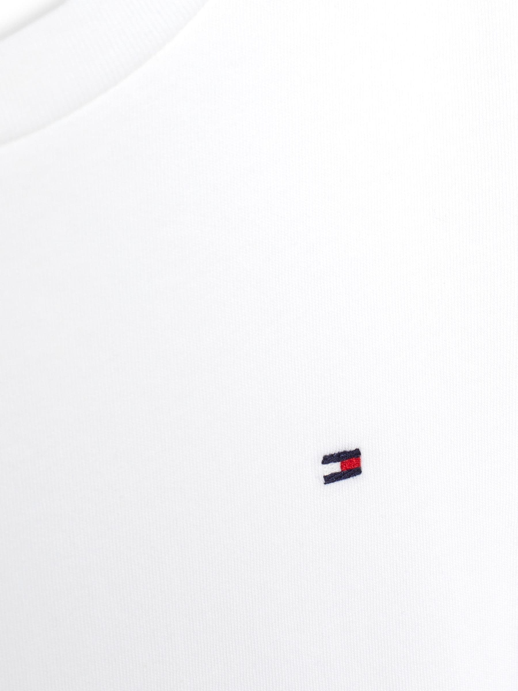 Tommy Hilfiger White Basic Long Sleeve Top image 6