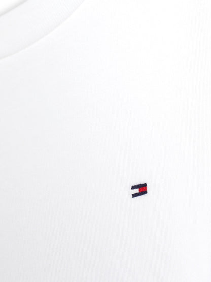 Tommy Hilfiger White Basic Long Sleeve Top image 6