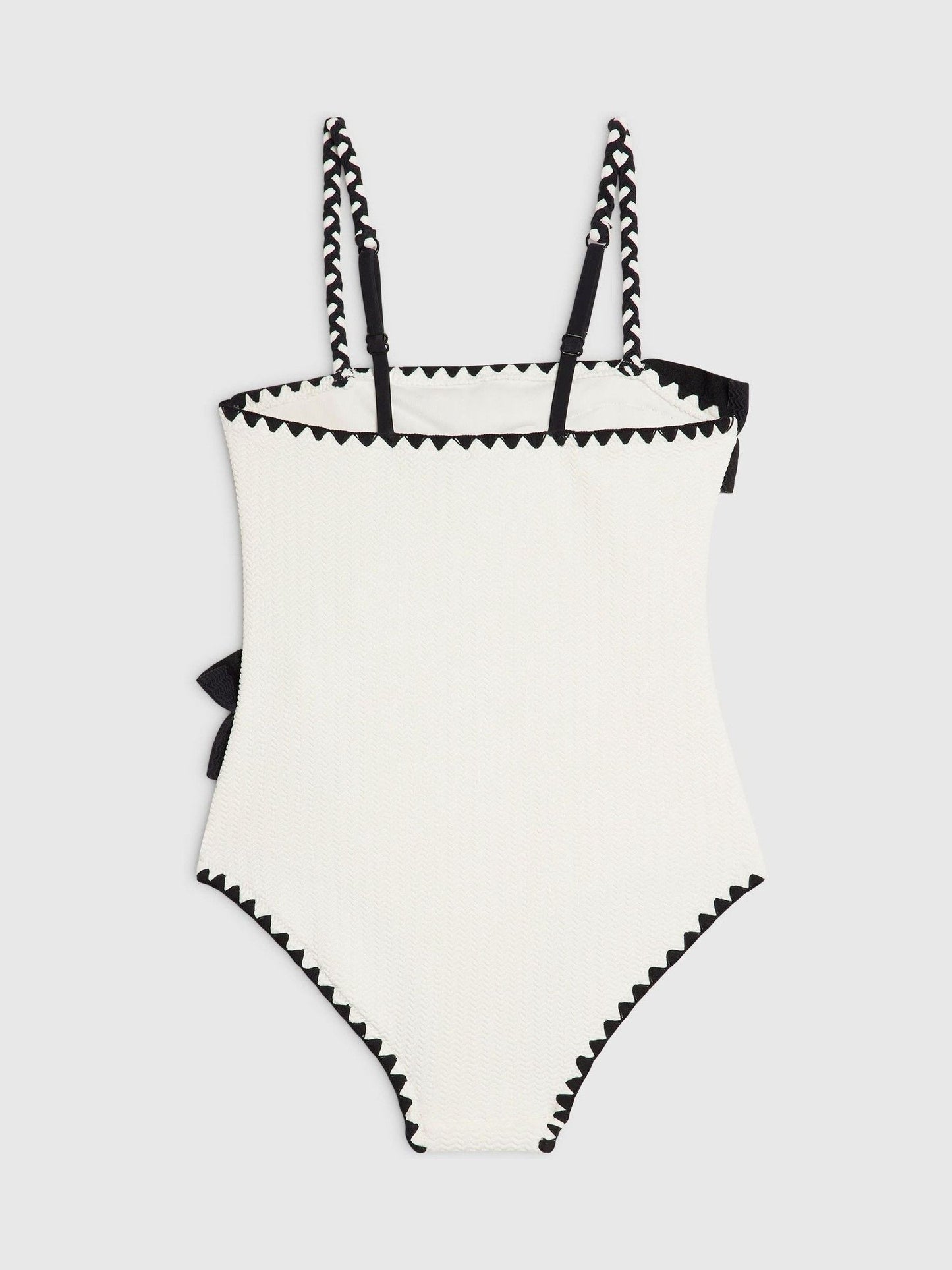 Dsiney Kidz - River Island White Mono Ruffle Swimsuit image 2