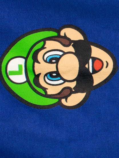 Dsiney Kidz - Character Blue Super Mario Zip Up 100% Cotton Hoodie image 5