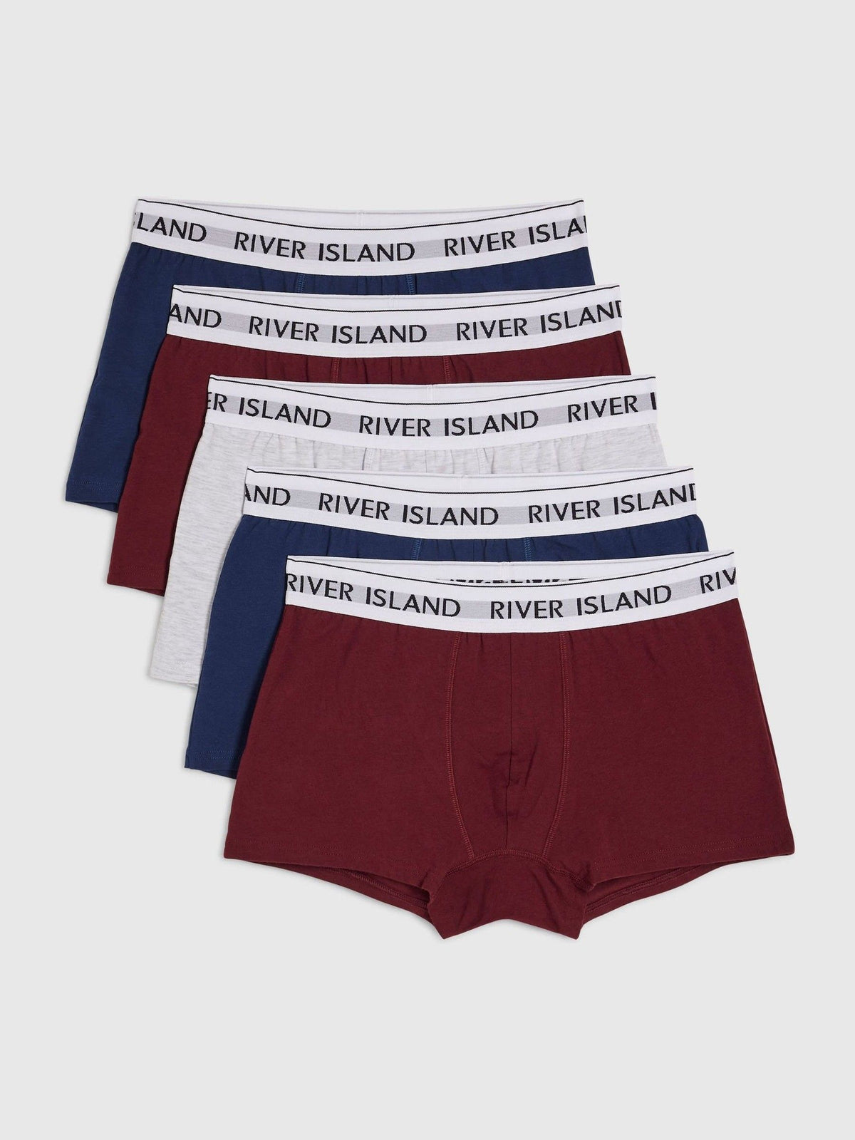 Dsiney Kidz - River Island Pink Waistband Trunks 5 Pack image 1