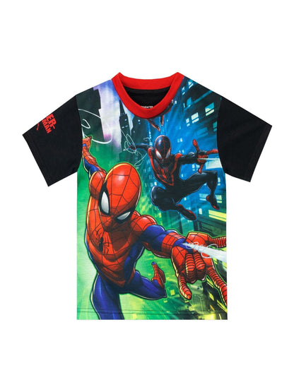 Dsiney Kidz - Character Black Spider-Man Short Sleeve T-Shirt image 1