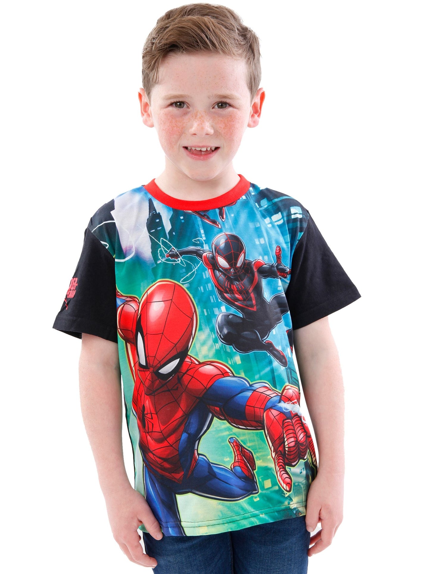 Dsiney Kidz - Character Black Spider-Man Short Sleeve T-Shirt image 3