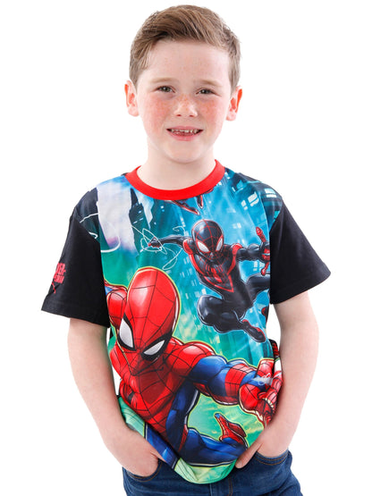 Dsiney Kidz - Character Black Spider-Man Short Sleeve T-Shirt image 4