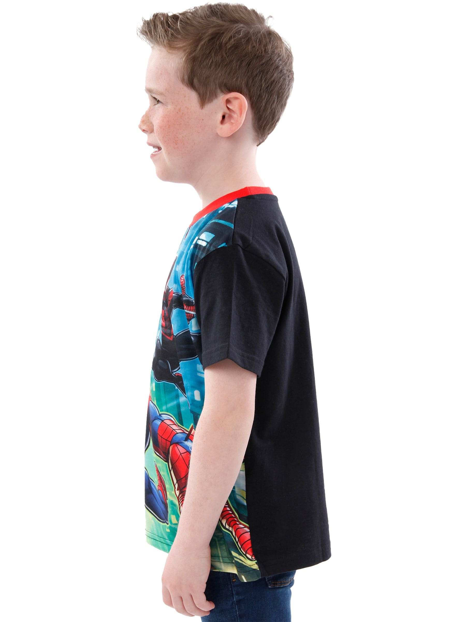 Dsiney Kidz - Character Black Spider-Man Short Sleeve T-Shirt image 5