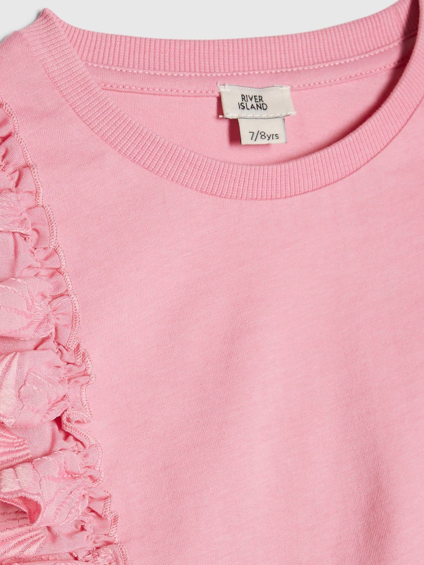 Dsiney Kidz - River Island Pink Shell Ruffle Top & Rara Skirt Set image 4