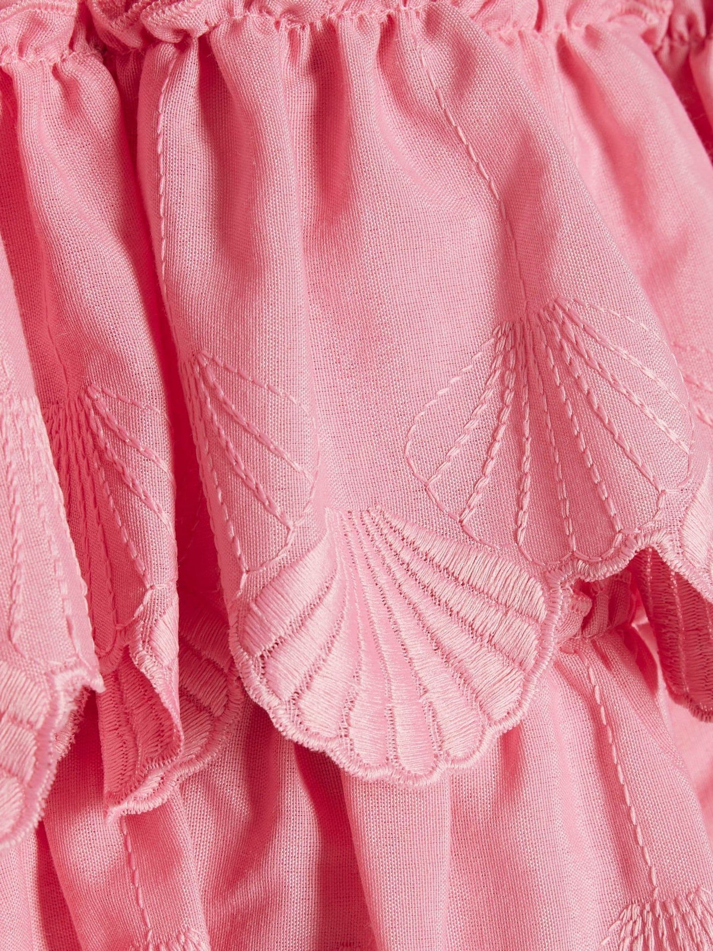 Dsiney Kidz - River Island Pink Shell Ruffle Top & Rara Skirt Set image 5