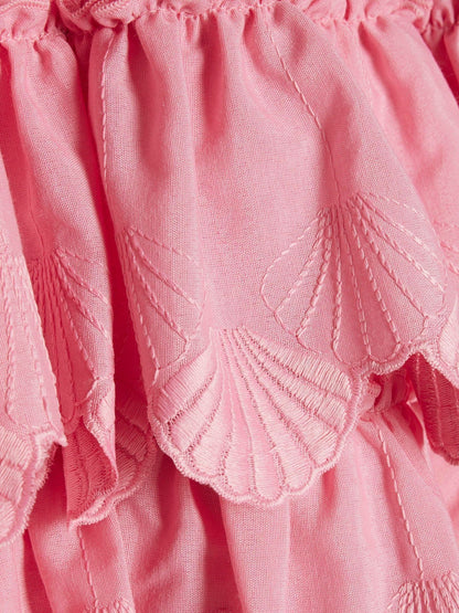 Dsiney Kidz - River Island Pink Shell Ruffle Top & Rara Skirt Set image 5