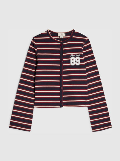 Dsiney Kidz - River Island Blue Stripe Cardigan image 1