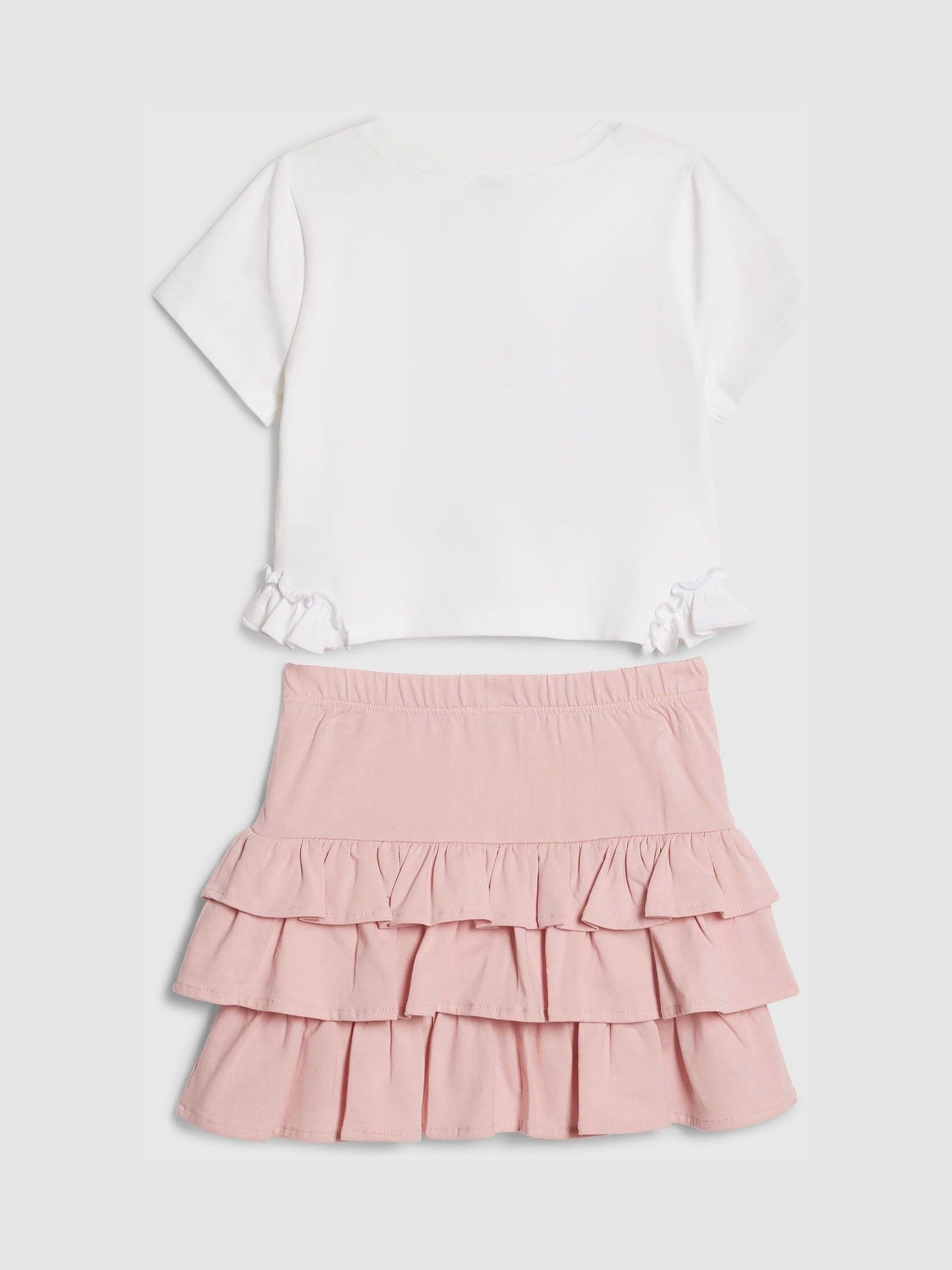 Dsiney Kidz - River Island White Dolphin Top & Rara Skirt Set image 2