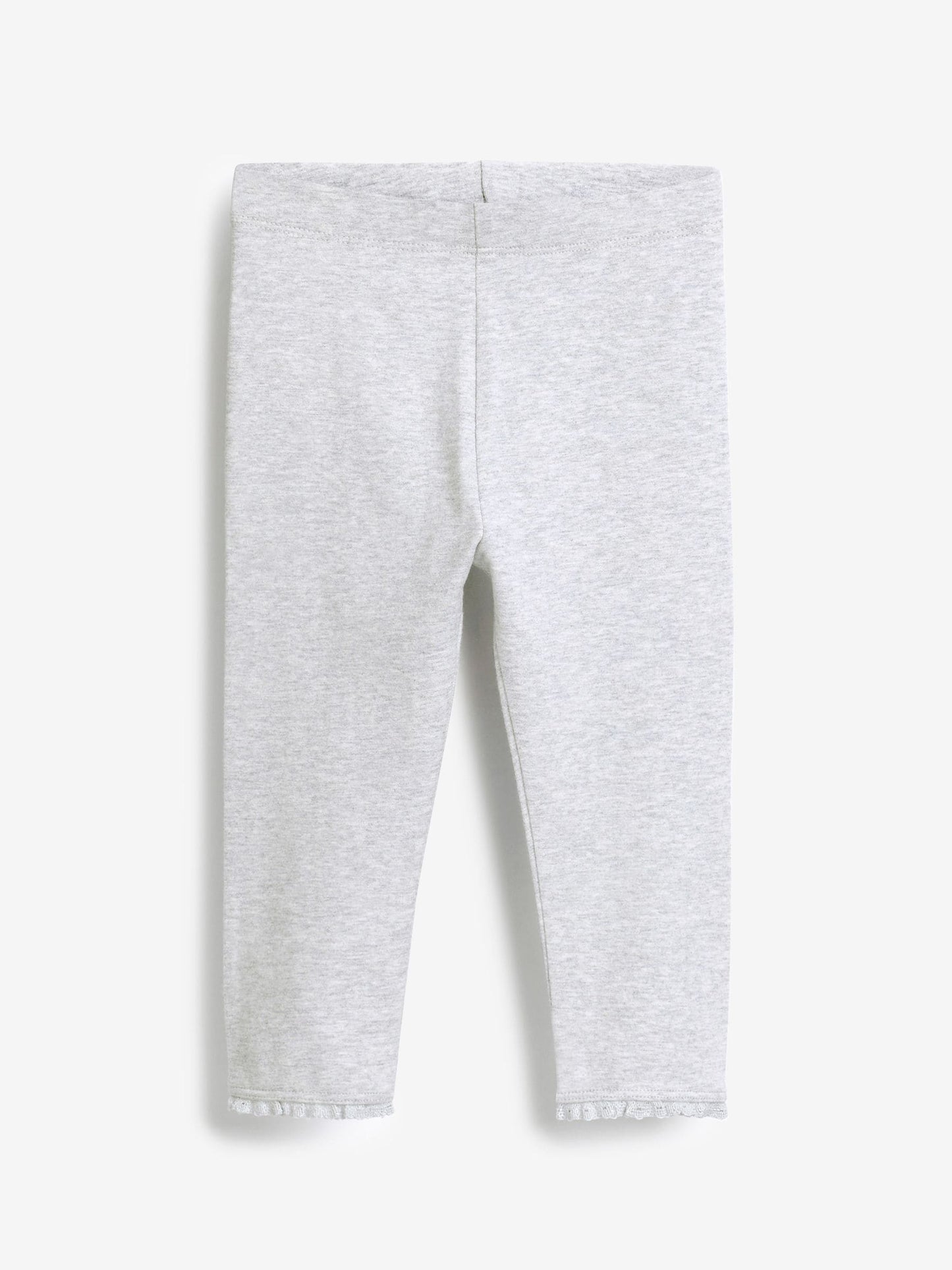 Grey Lace Trim Leggings (3mths-7yrs) image 1