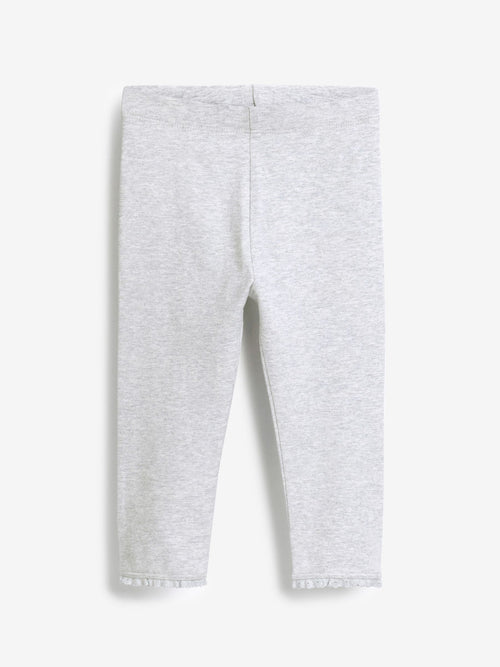 Grey Lace Trim Leggings (3mths-7yrs) image 1