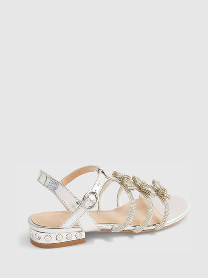 River Island Silver Diamonte Sandals image 3