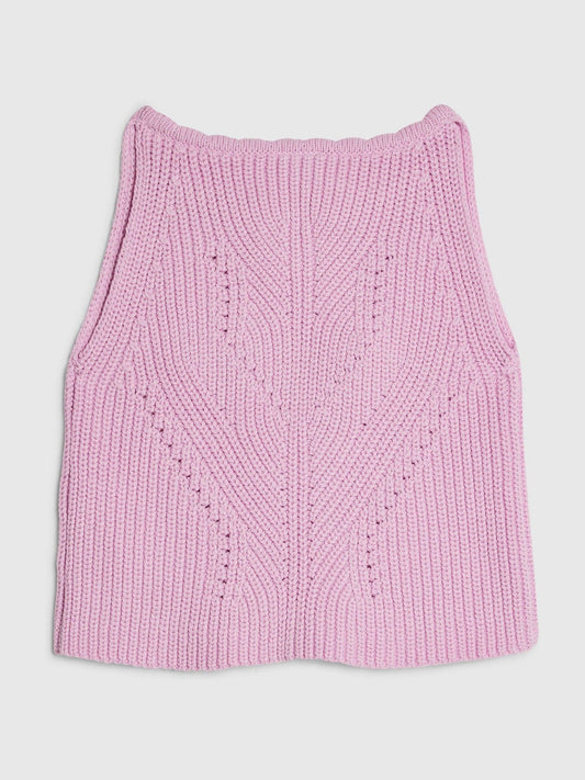 Dsiney Kidz - River Island Purple Diamonte Crochet Top image 2