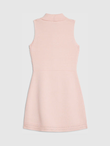 River Island Pink Diamonte Knitted Dress image 2