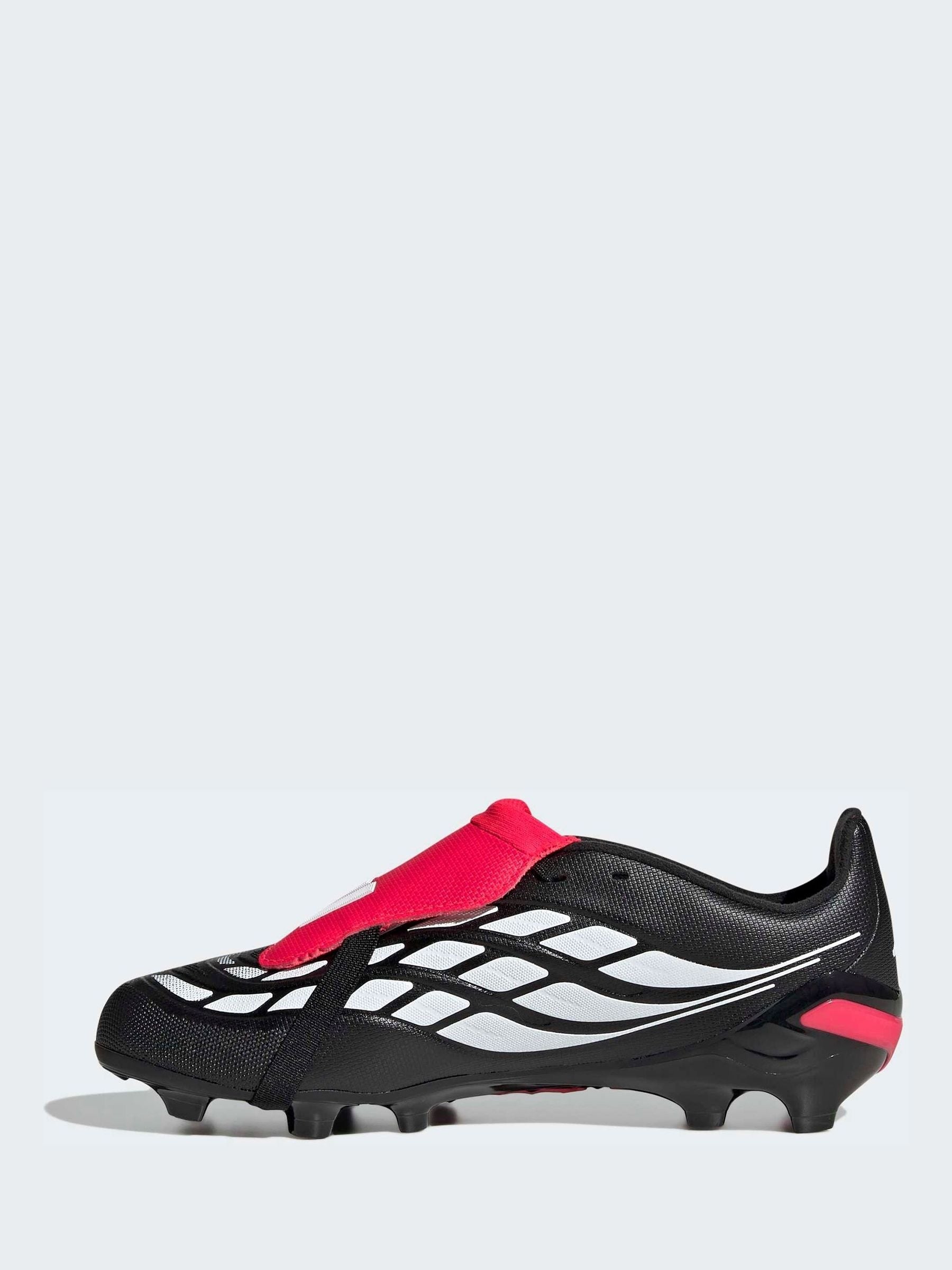 adidas Black Predator League Fold-Over Tongue Firm Ground Football Boots image 3
