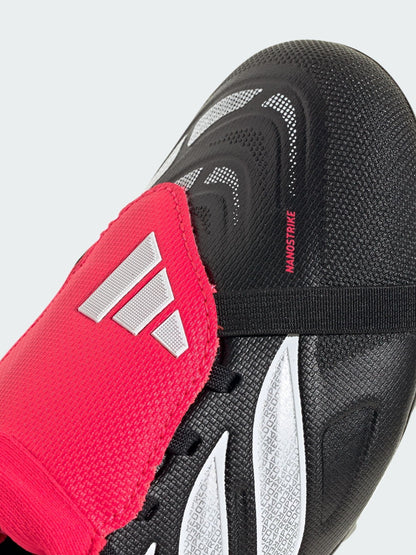 adidas Black Predator League Fold-Over Tongue Firm Ground Football Boots image 8