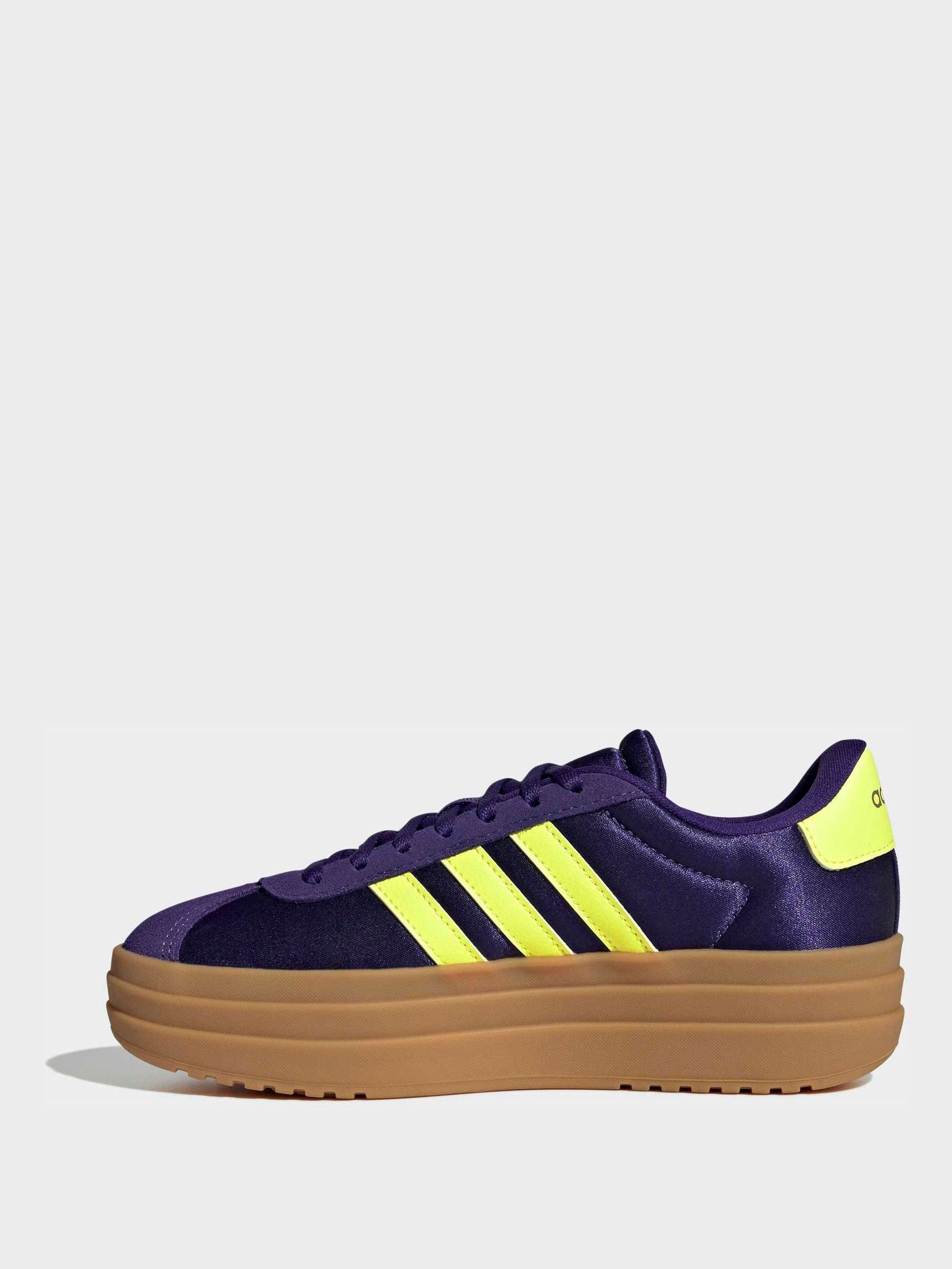 adidas Purple Vl Court Bold Junior Shoes image 2