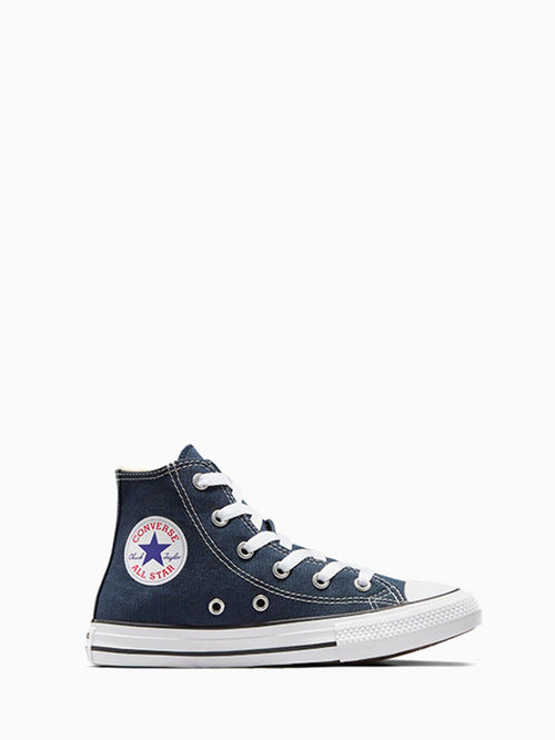 Converse Navy Blue Chuck Taylor High Top Junior Trainers image 1
