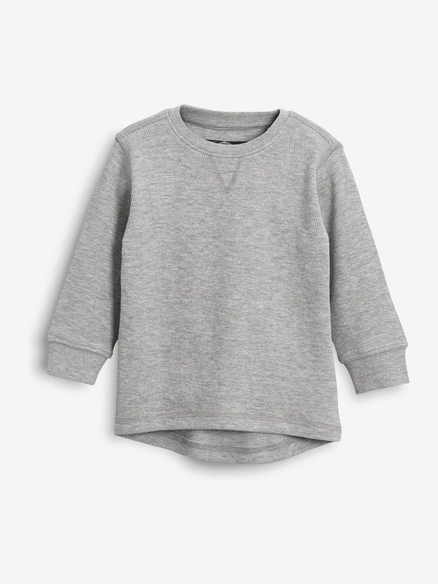Dsiney Kidz - Black/White Long Sleeve Textured T-Shirts 3 Pack (3mths-7yrs) image 2