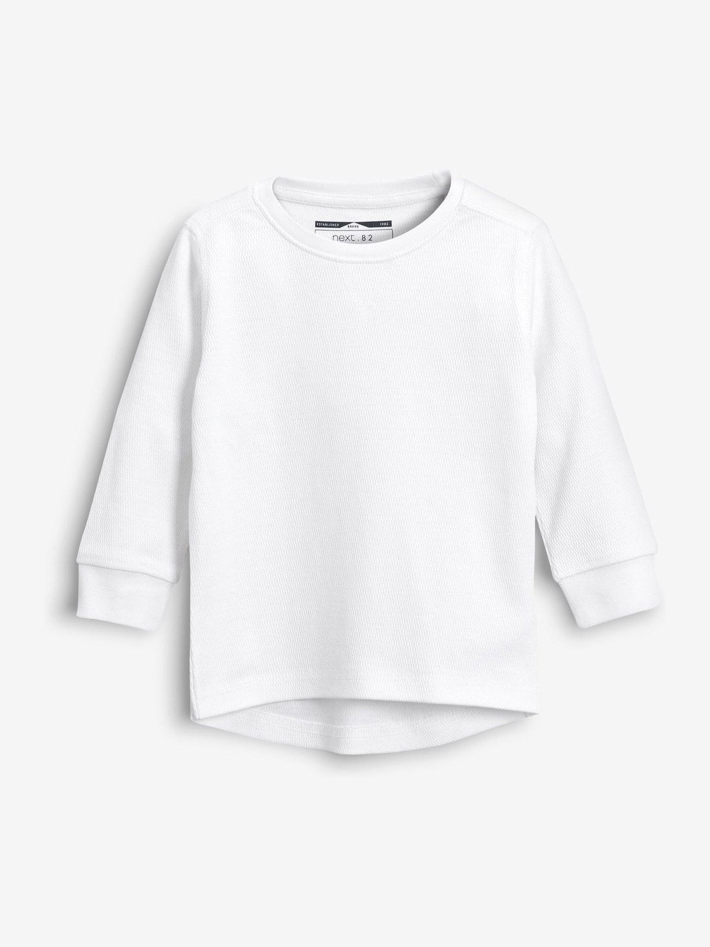Dsiney Kidz - Black/White Long Sleeve Textured T-Shirts 3 Pack (3mths-7yrs) image 3