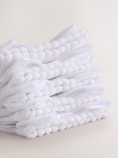 White Cotton Rich Lace Bow Mid Ankle Socks 5 Pack - image 3