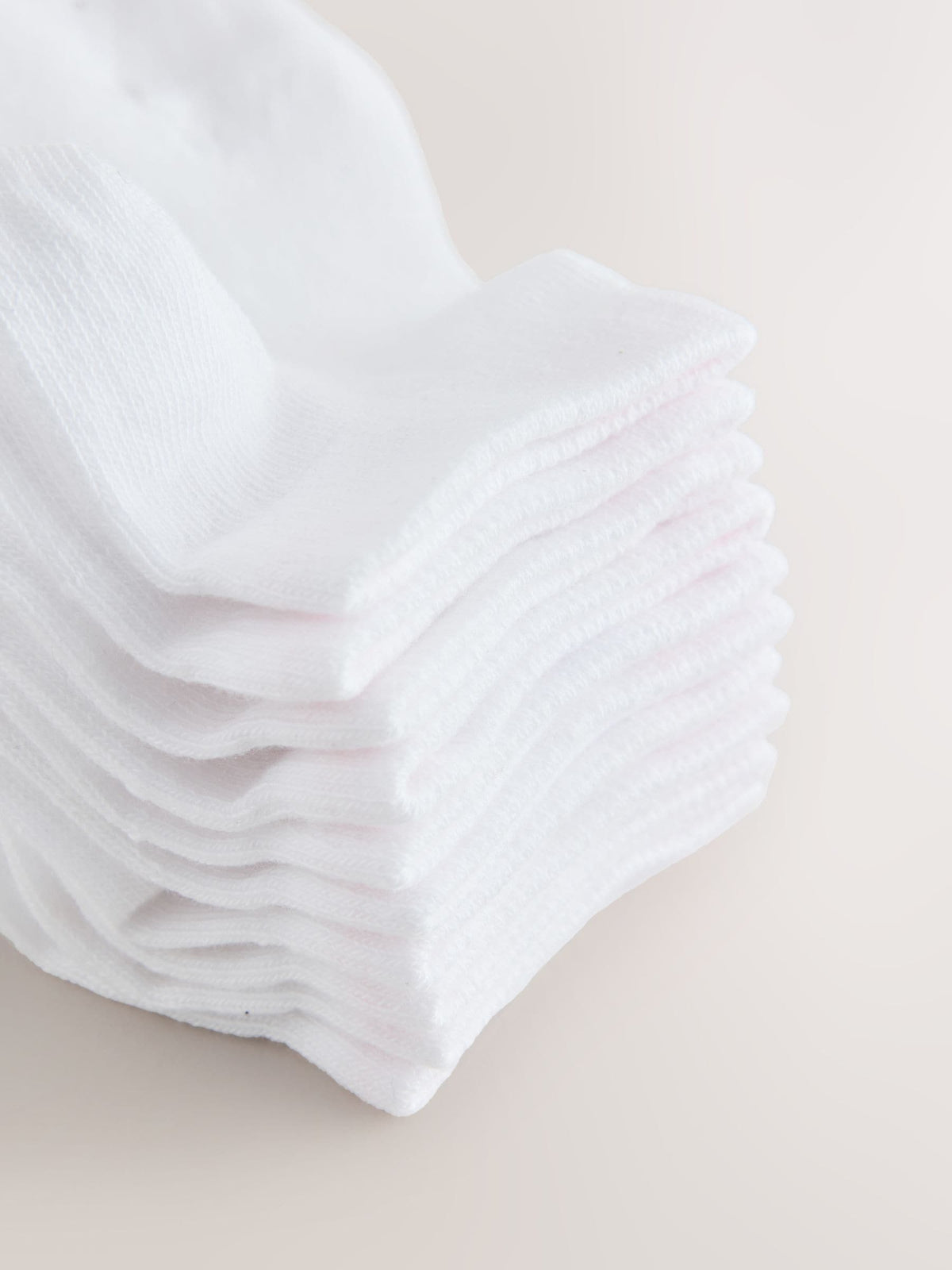 White Cotton Rich Trainer Socks 10 Pack - image 2