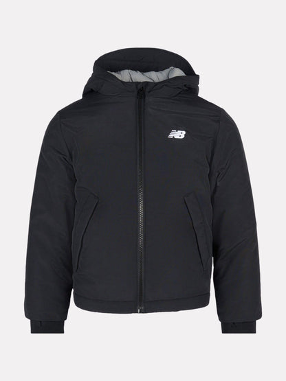 Dsiney Kidz - New Balance Black Lifestyle Contrast Puffer Coat image 1