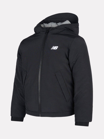 Dsiney Kidz - New Balance Black Lifestyle Contrast Puffer Coat image 2