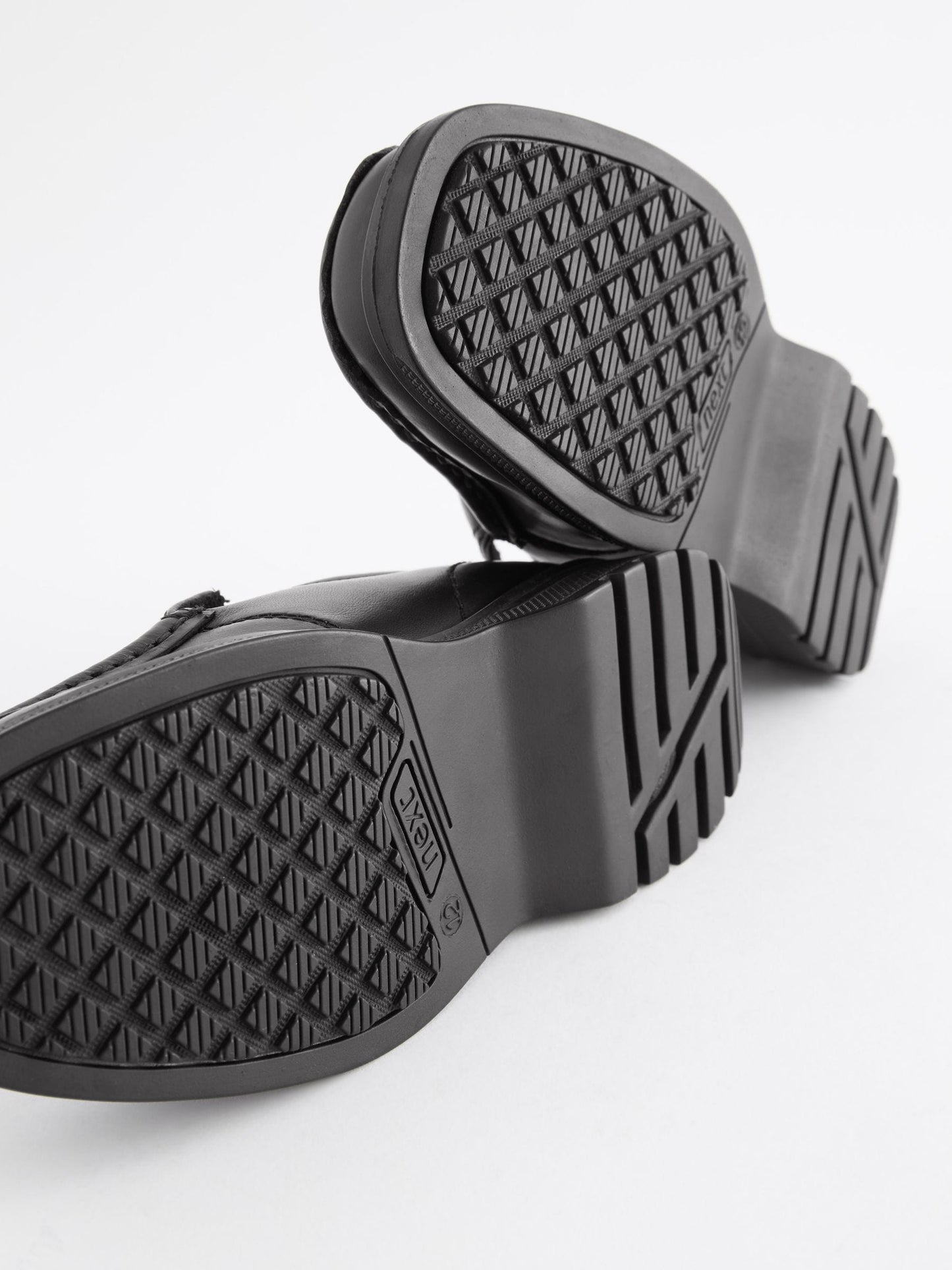Black Standard Fit (F) School Leather Loafer Shoes image 5