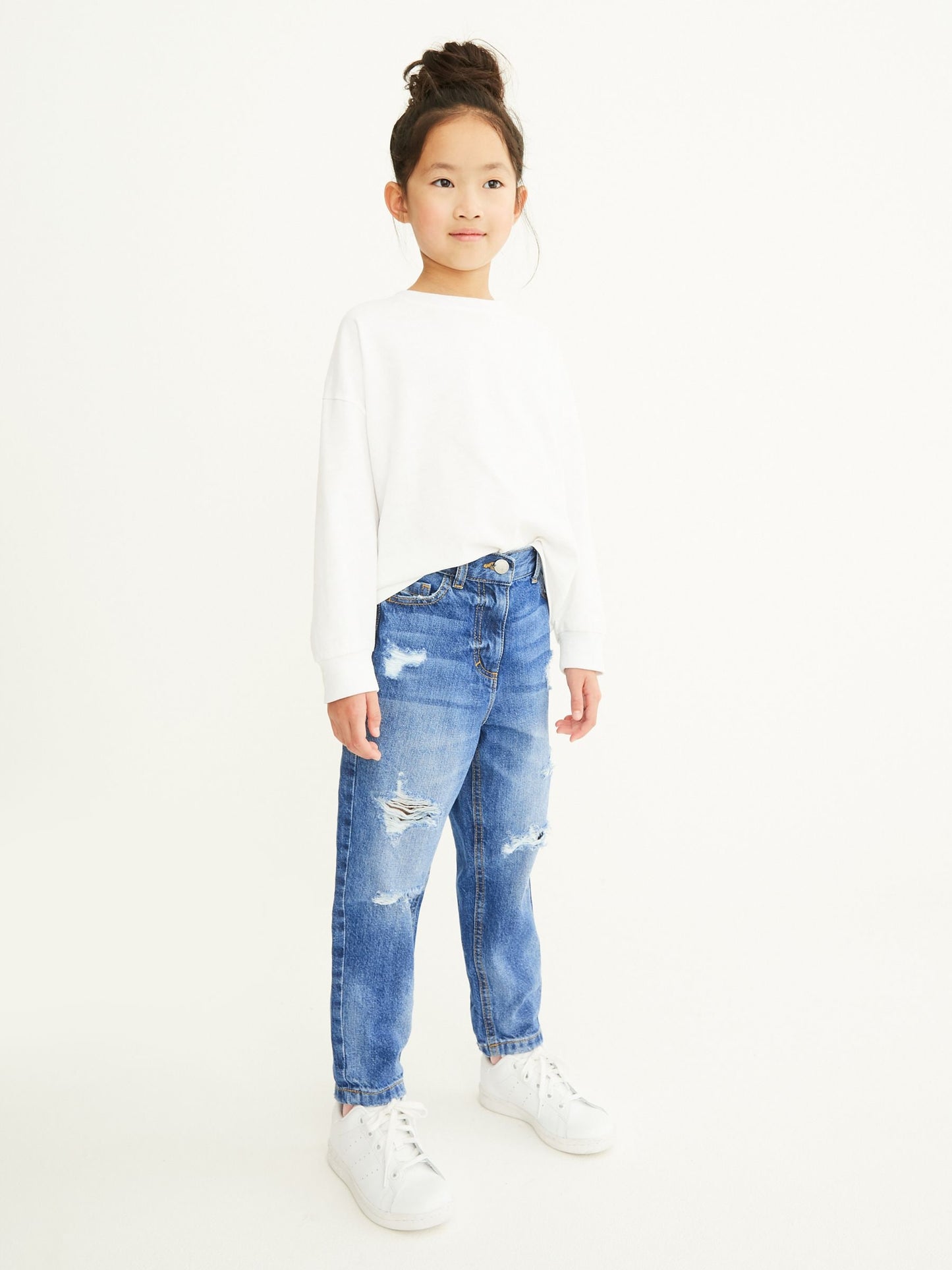 Dsiney Kidz - Blue Denim Mom 100% Cotton Jeans (3-16yrs) image 1