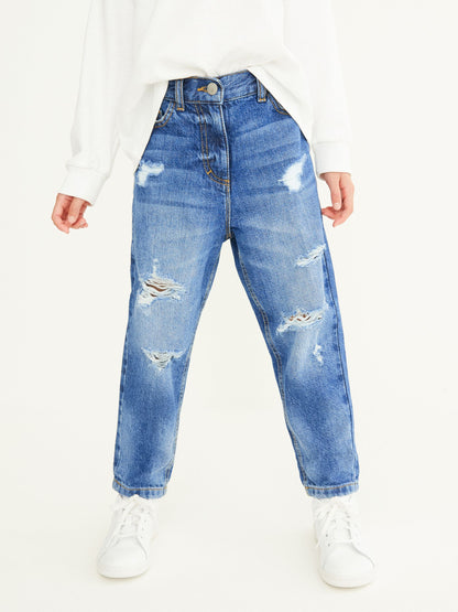 Dsiney Kidz - Blue Denim Mom 100% Cotton Jeans (3-16yrs) image 2