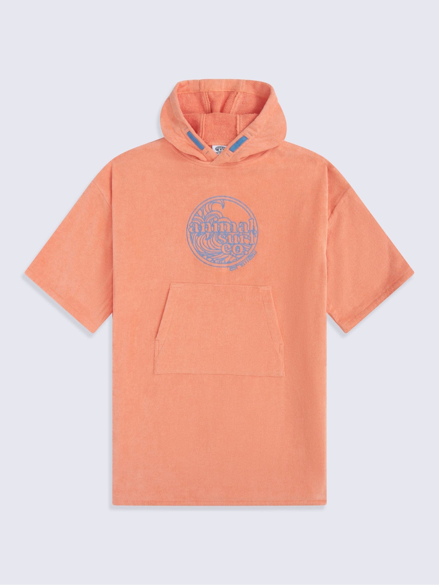 Animal Pink Gill Kids Towelling Poncho image 1