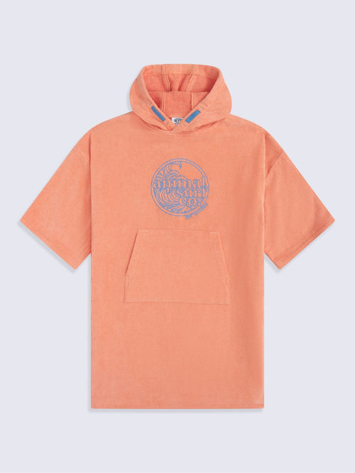 Dsiney Kidz - Animal Pink Gill Kids Towelling Poncho image 1