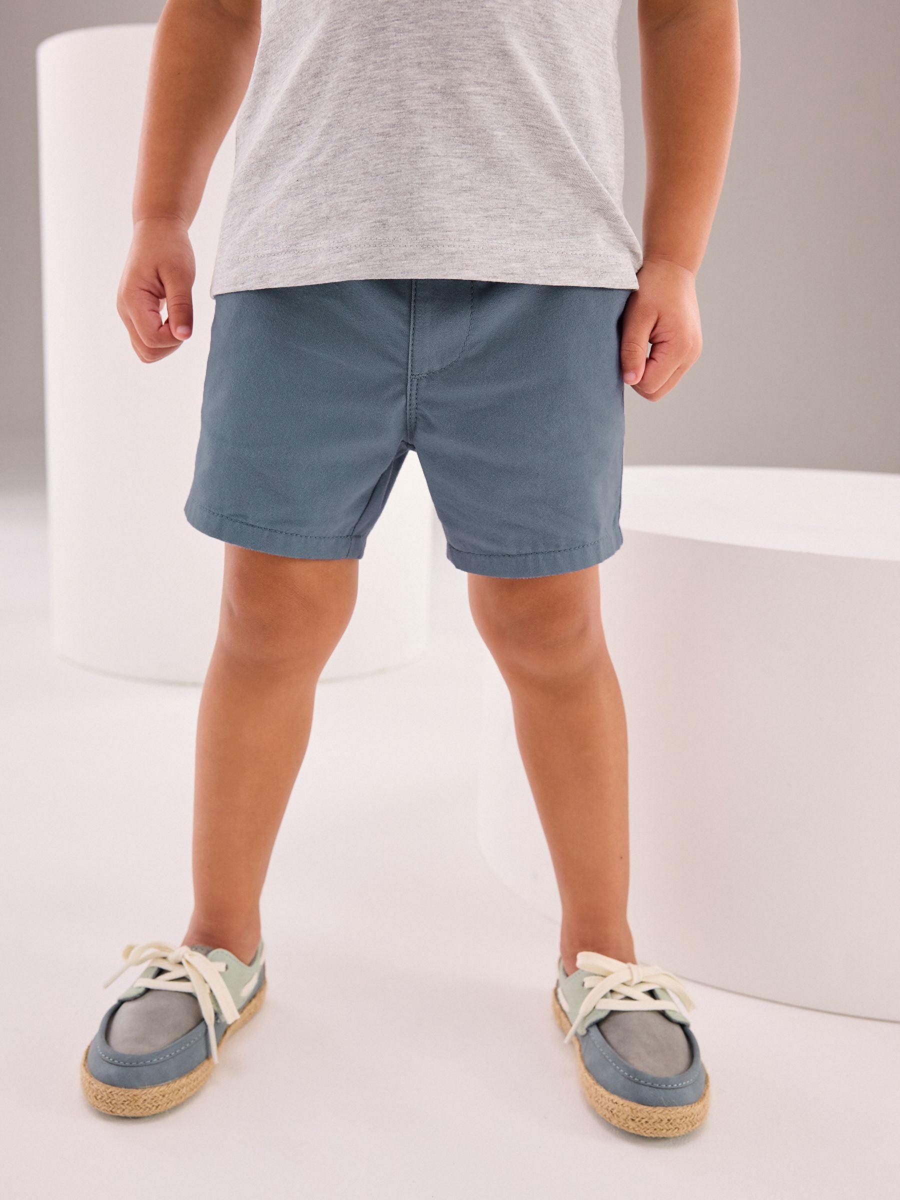 Dsiney Kidz - Mid Blue Chino Shorts (3mths-7yrs) image 2