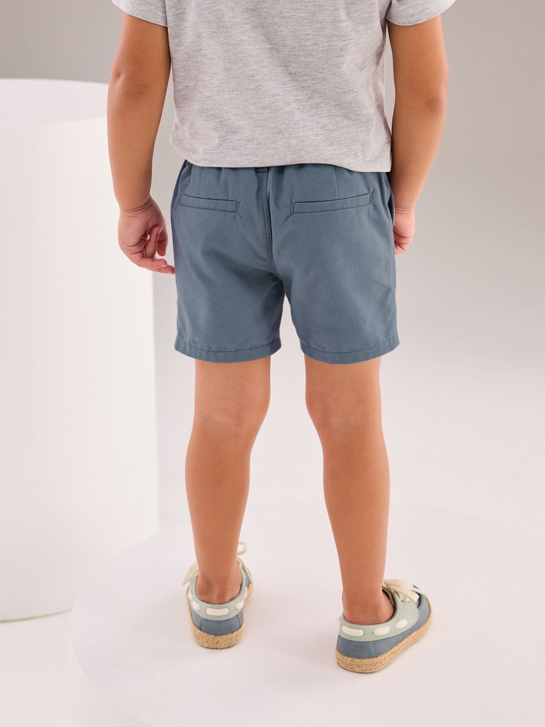 Dsiney Kidz - Mid Blue Chino Shorts (3mths-7yrs) image 3
