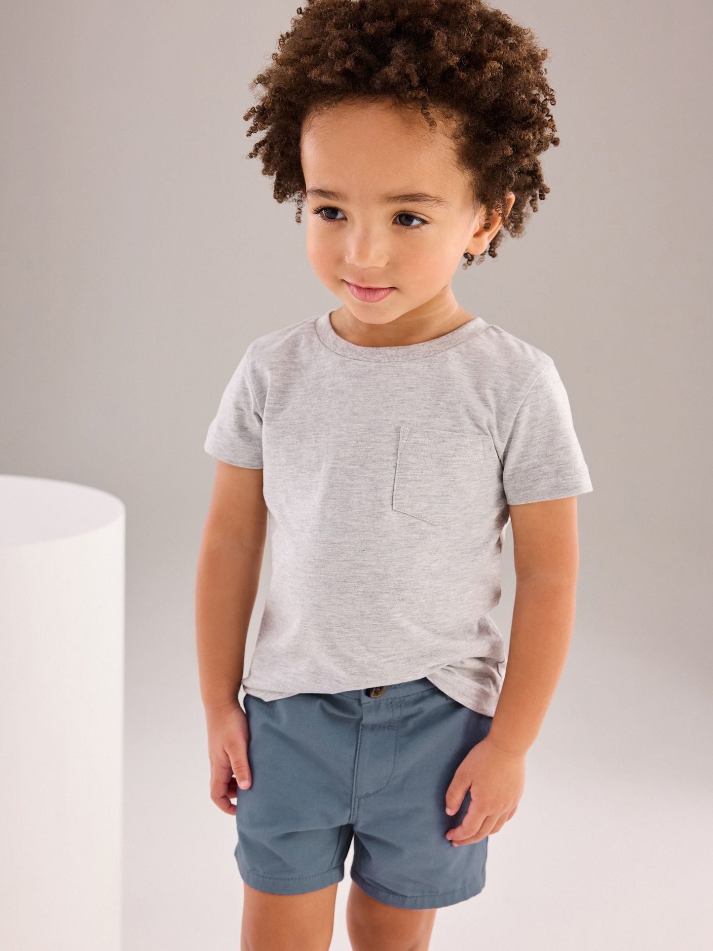 Dsiney Kidz - Mid Blue Chino Shorts (3mths-7yrs) image 4