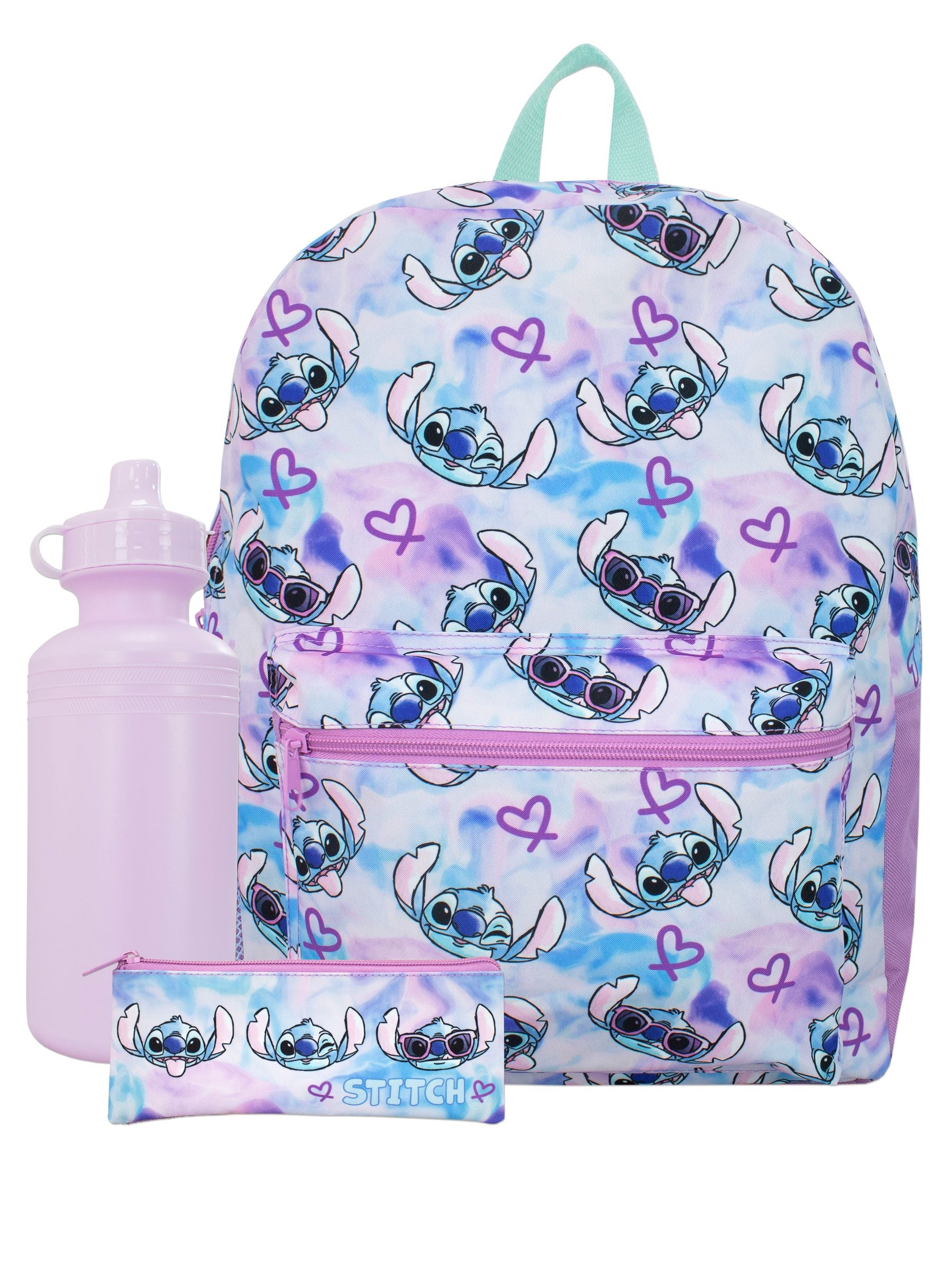 Character Purple Lilo and Stitch 3 Piece Schoolbag Set image 1