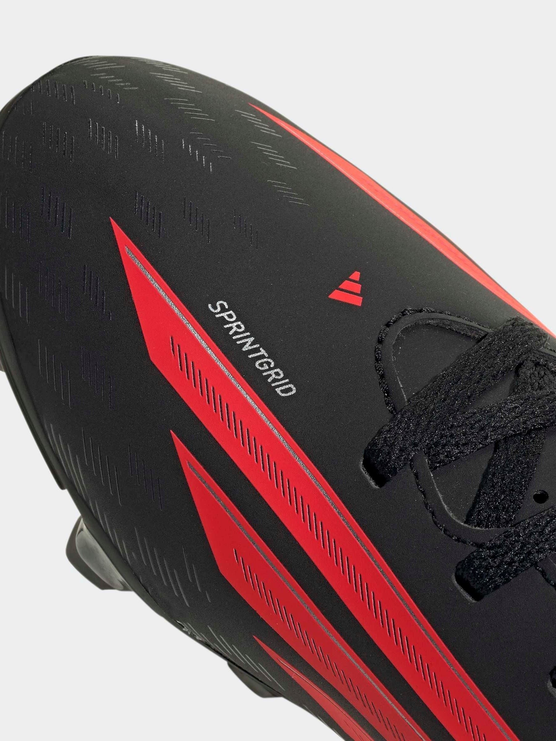 adidas Black F50 Club Firm Ground / Multi Ground Football Boots image 8