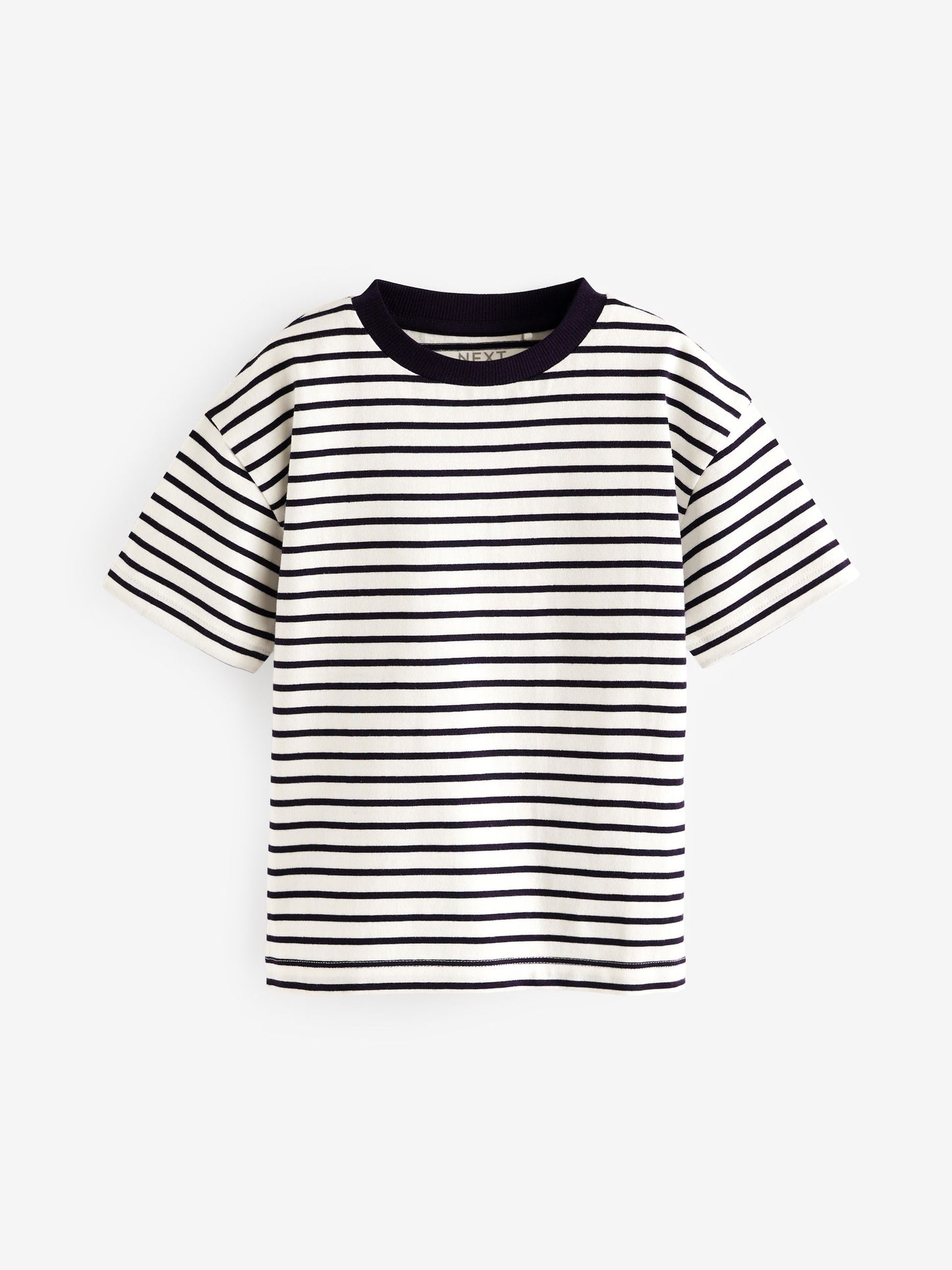Blue Stripe Relaxed Fit Short Sleeve T-Shirts 5 Pack (3mths-7yrs) image 4