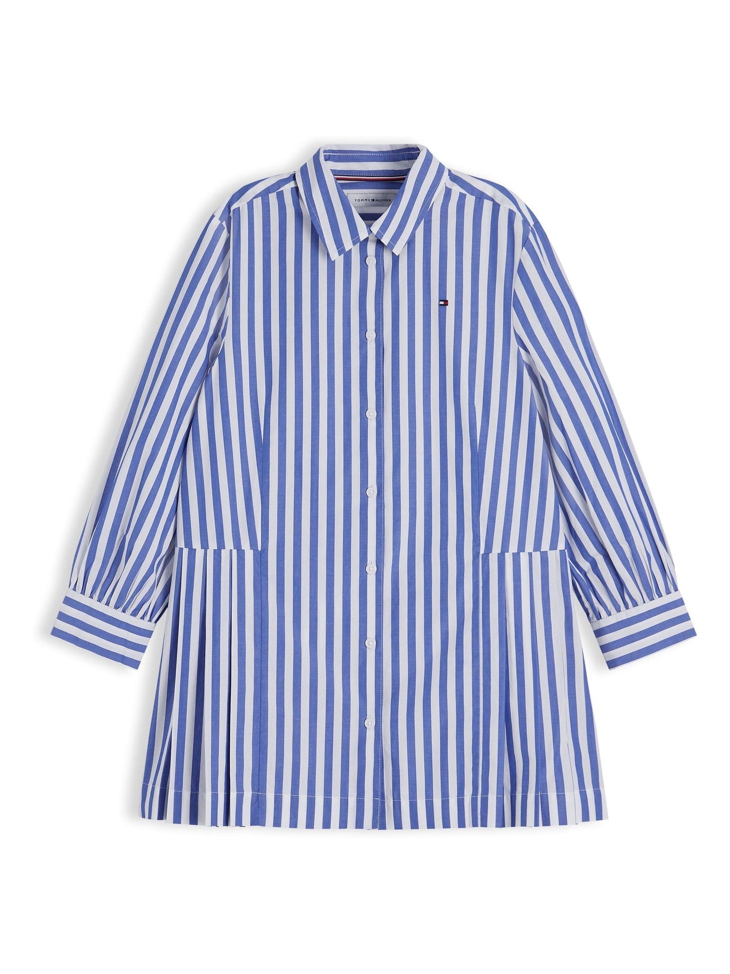 Dsiney Kidz - Tommy Hilfiger Blue Essential Pleated Shirt Dress image 5