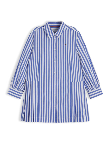 Dsiney Kidz - Tommy Hilfiger Blue Essential Pleated Shirt Dress image 5