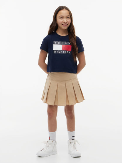 Tommy Hilfiger Blue Heritage Flag Logo Relaxed T-Shirt image 3