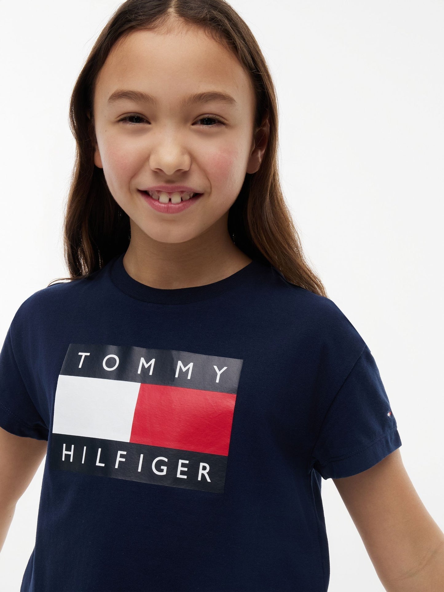 Tommy Hilfiger Blue Heritage Flag Logo Relaxed T-Shirt image 4