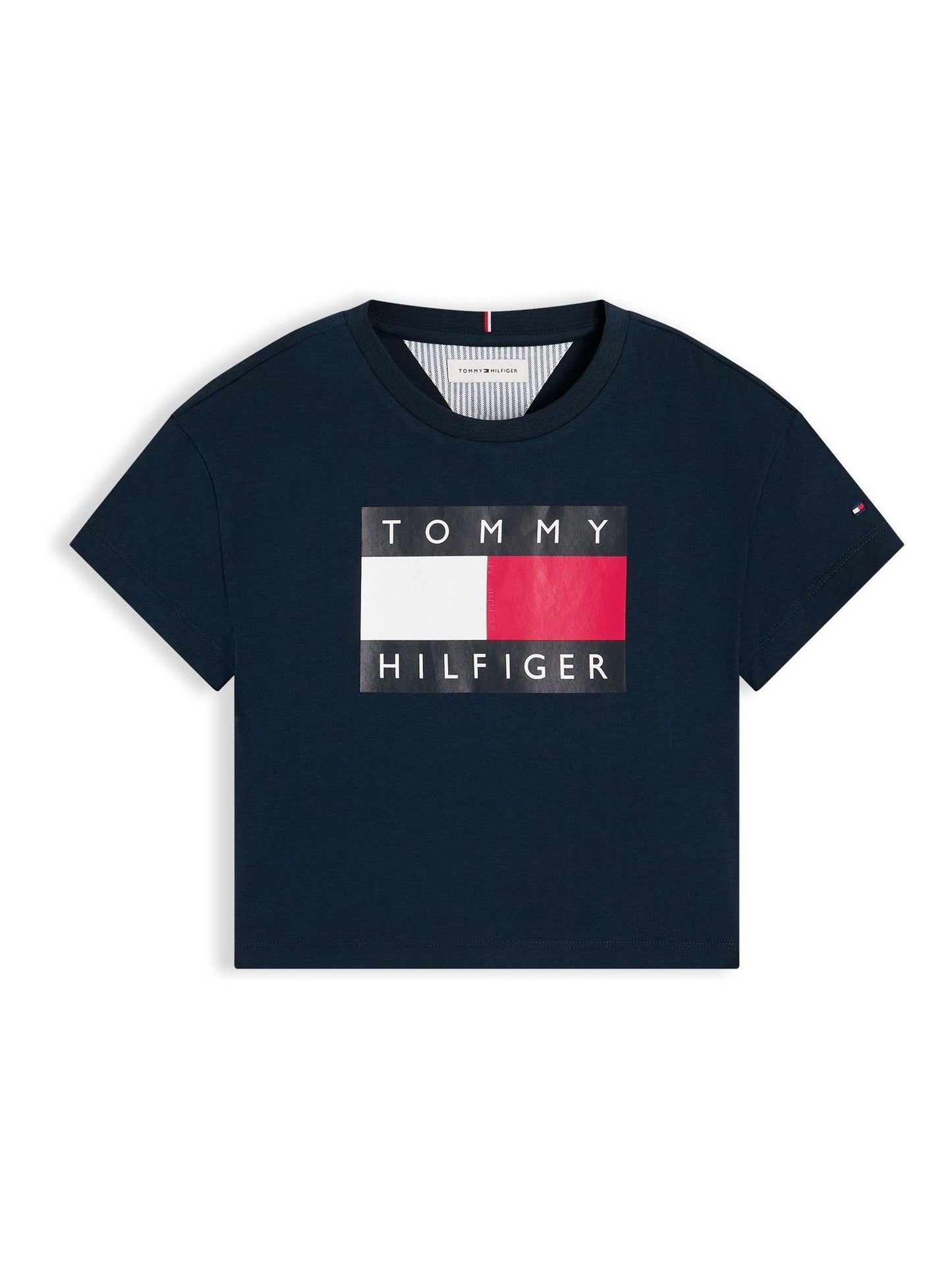 Tommy Hilfiger Blue Heritage Flag Logo Relaxed T-Shirt image 5