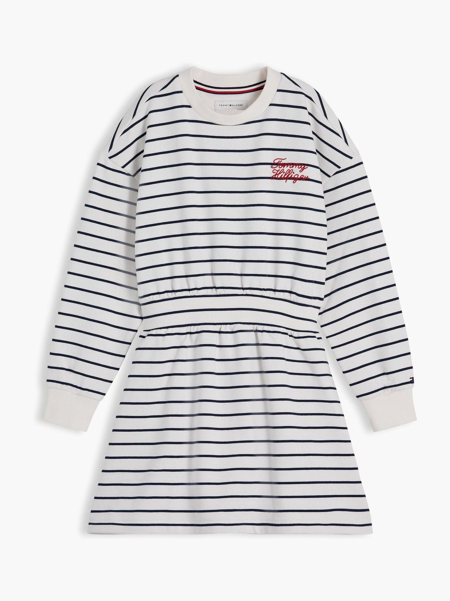 Tommy Hilfiger Blue Stripe Relaxed Sweatshirt Dress image 5