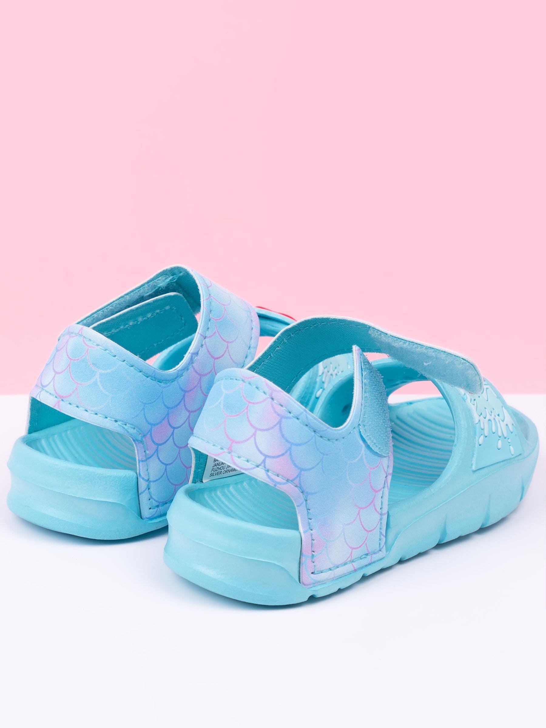Vanilla Underground Blue Girls Little Mermaid Disney Sandals image 3