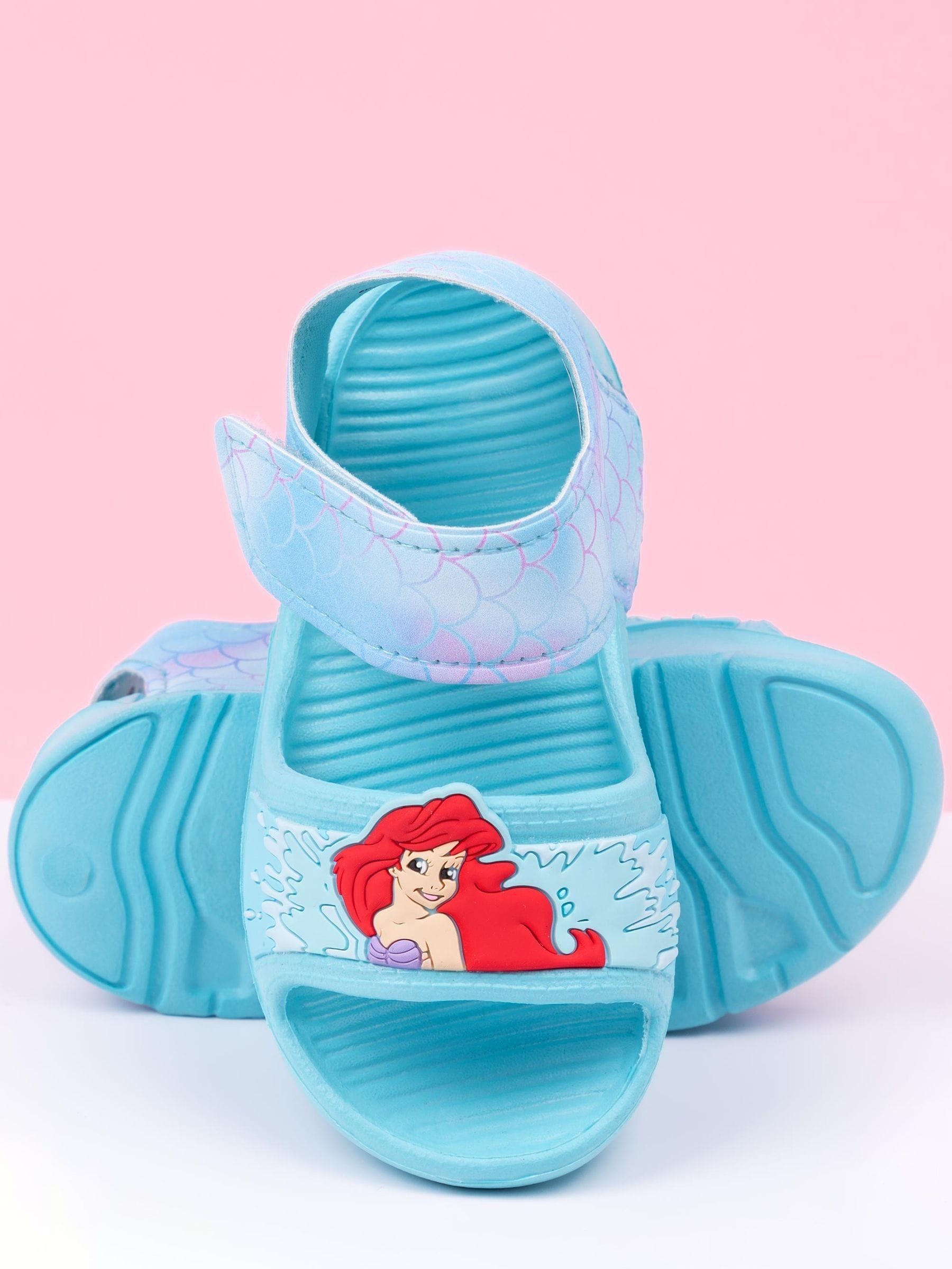 Vanilla Underground Blue Girls Little Mermaid Disney Sandals image 4