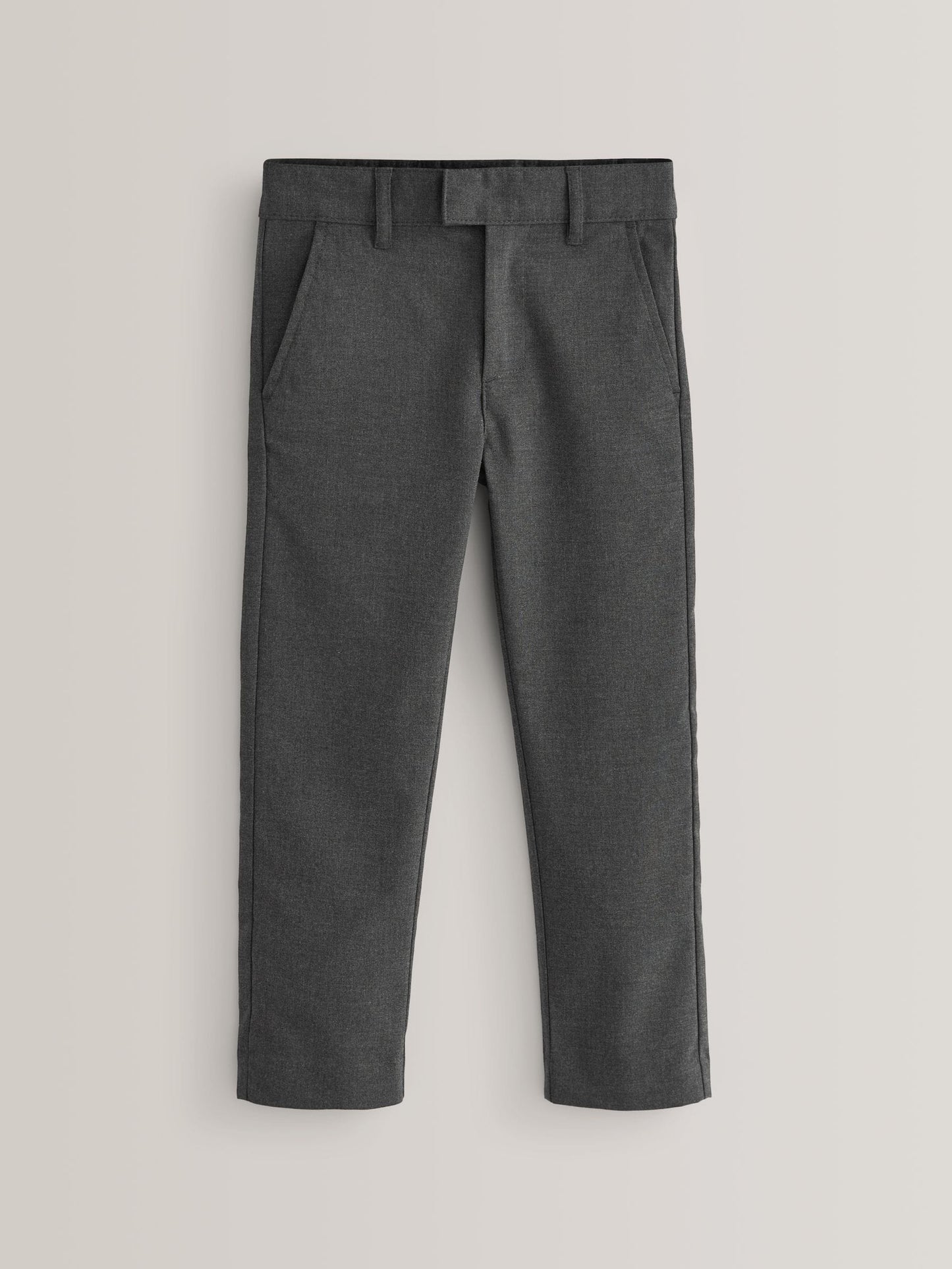 Dsiney Kidz - Grey Slim Waist Skinny Leg School Formal Trousers (3-17yrs) image 1