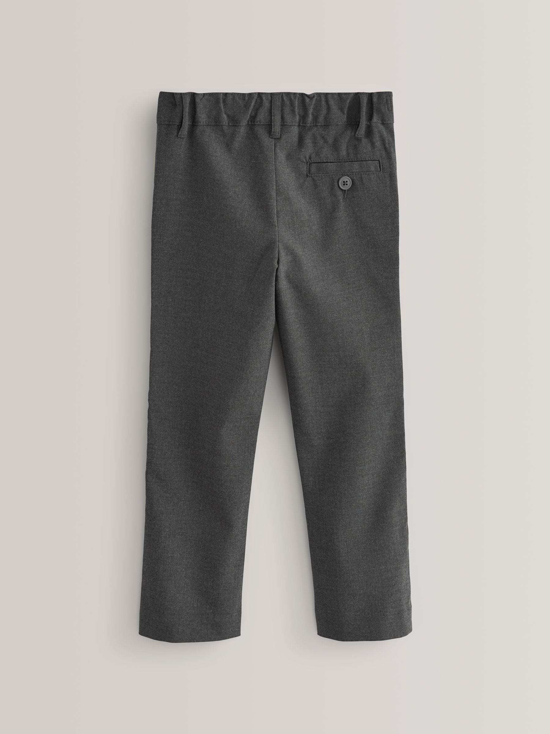 Dsiney Kidz - Grey Slim Waist Skinny Leg School Formal Trousers (3-17yrs) image 2